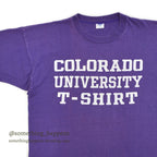 1970's ARTEX COLORADO UNIVERSITY T-SHIRT ... L