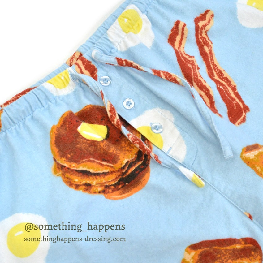 1990's〜 BREAKFAST FLANNEL PAJAMA SHIRT & PANTS ...