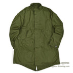 1960s Deadstock US Army Parka, Men's, M-65, Aluminum Zipper... Medium