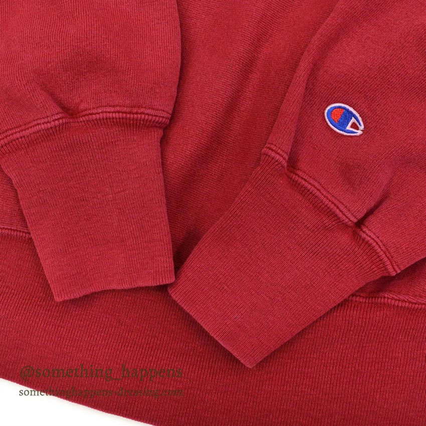 1990's CHAMPION PLAIN RED REVERSE WEAVE SWEAT SHIRT...L