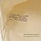 1970s DEADSTOCK Lee Off-white Overalls... W42/L30