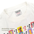 1990's ONEITA DALMATIANS Andy Warhol PRINT T-SHIRT... XL