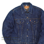 1970's Levi's 70505-0317 small-e DENIM JACKET BLANKET DARK... Fits like a 44