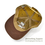 ~1990's REMINGTON OILED COTTON GAME CAP TAN...