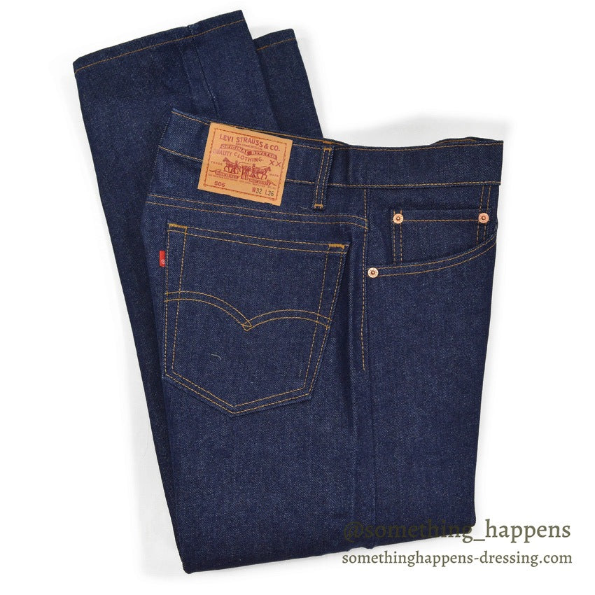 1990's DEADSTOCK Levi's 505 DENIM PANTS Made in USA... W32/L36