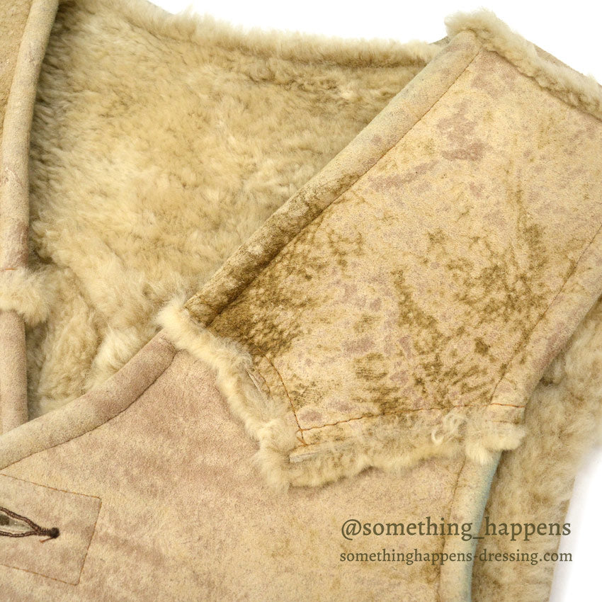 1970's SCHOTT SHEARLING VEST...42