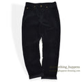 1980's Lee 200 CORDUROY PANTS BLACK MINT... W32/L30