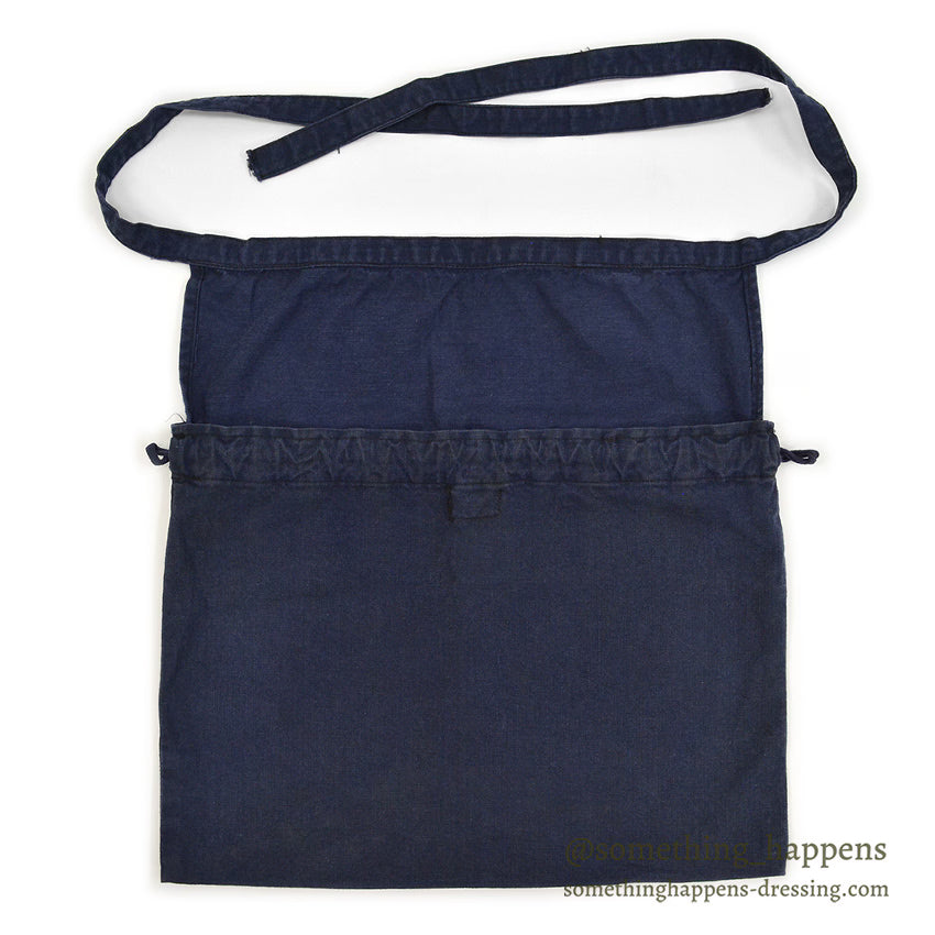 1940's AMERICAN RED CROSS WW2 COTTON APRON DITTY BAG NAVY...