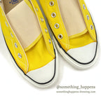1980's DEADSTOCK CONVERSE ALLSTAR YELLOW HI WITH BOX... 8