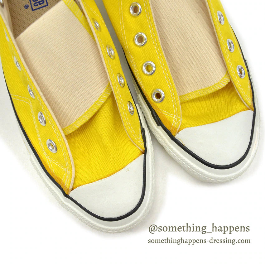 1980's DEADSTOCK CONVERSE ALLSTAR YELLOW HI WITH BOX... 8