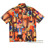 1970's MOJORCA Amedeo Modigliani ART PRINT S/S SHIRT ... L