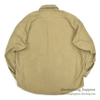 1980's DEERSKIN DOG EMBROIDERY CHAMOIS SHIRT... XL
