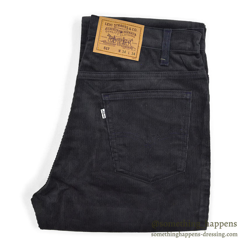 1990's DEADSTOCK Levi's 517 BOOT CUT CORDUROY PANTS... W34/L34