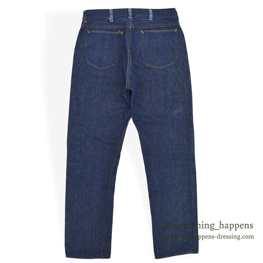 1960's POWR HOUSE MONTGOMERY WARD 101 DENIM PANTS SELVAGE... W34/L29