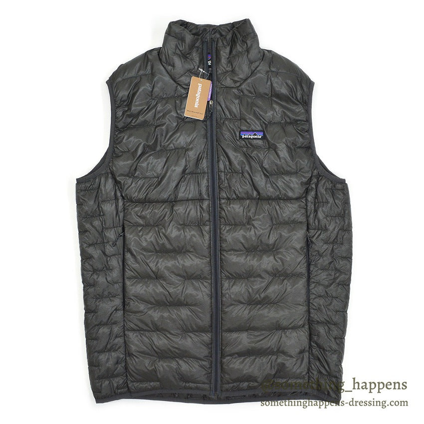 PATAGONIA MEN'S MICRO PUFF VEST FORGE GREY 未使用品 ... M