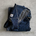 1950's Lee 91-SB DENIM OVERALL DARK ... W37/L30