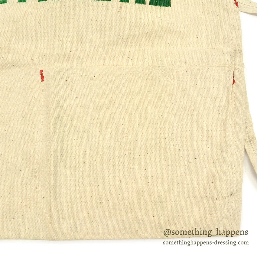 1950's~ DEADSTOCK NEWS AMERICAN BALTIMORE CANVAS APRON...