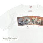 1990's anvil EDGAR DEGAS Frieze of Dancers ART T-SHIRT ... XL