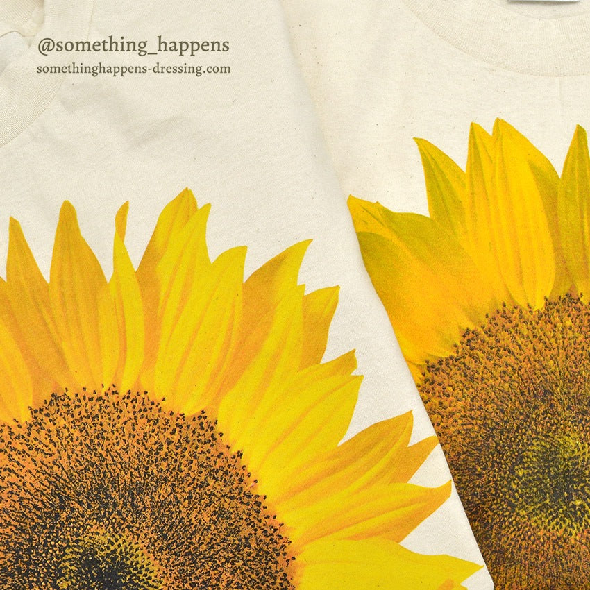 1990's DEADSTOCK ONEITA SUN FLOWER L/S T-SHIRT ... XL