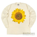1990's DEADSTOCK ONEITA SUN FLOWER L/S T-SHIRT ... L
