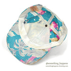 1990's DUCKS UNLIMITED FLORAL/BIRDS PRINT CAP...