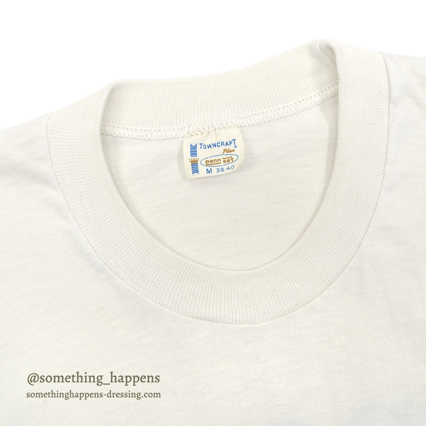 1960's TOWNCRAFT EMBROIDERY T-SHIRT...M