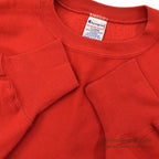 1990's CHAMPION REVERSE WEAVE BLANK SWEAT SHIRT RED/MINT ... X-LARGE