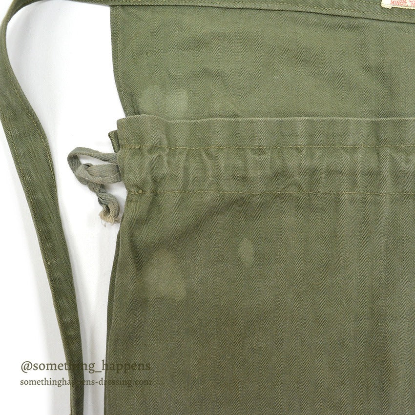 1940's AMERICAN RED CROSS WW2 HBT APRON DITTY BAG  ...