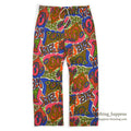 1960's JANTZEN LOVE ME ALL OVER PRINT COTTON PANTS... 36