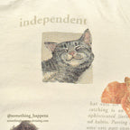 1990's REL-E-VANT PRODUCTS CAT PRINT T-SHIRT ... XX-LARGE