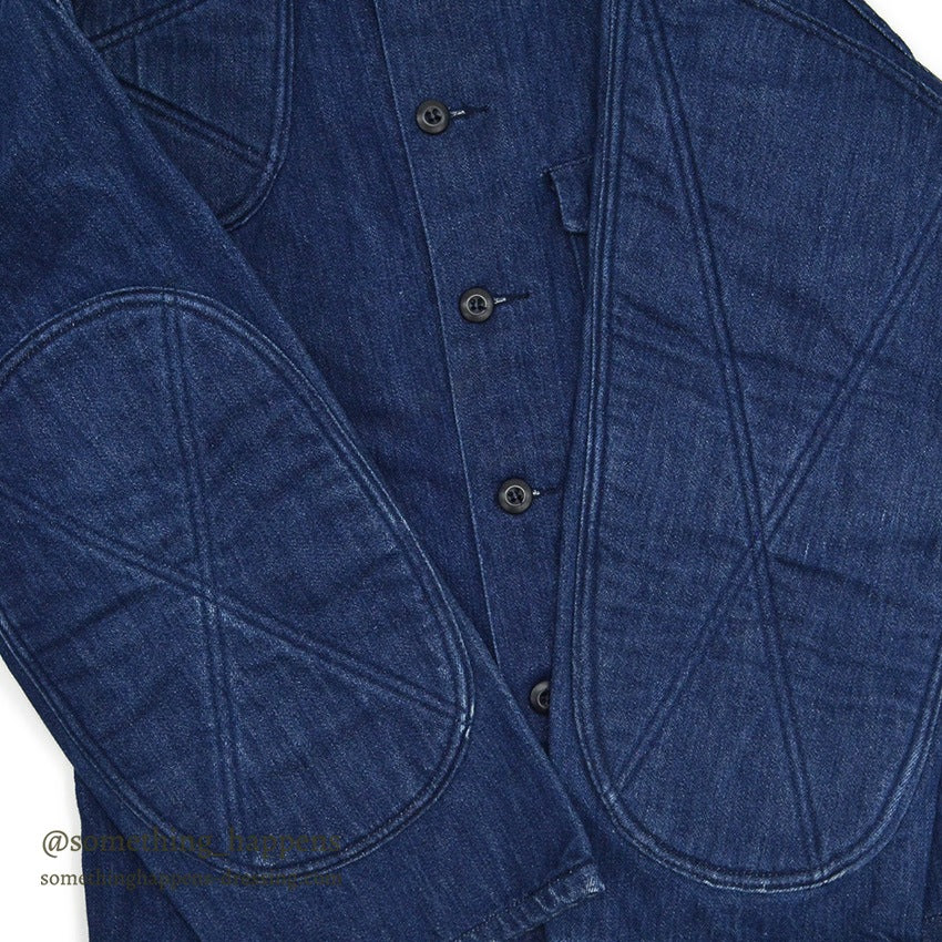 ~1980's USMILITARY COAT, SHOOTERS BLUE DENIM JACKET ... M