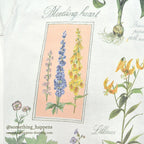 1990's REL-E-VANT PRODUCTS BOTANICAL ART PRINT T-SHIRT ... M