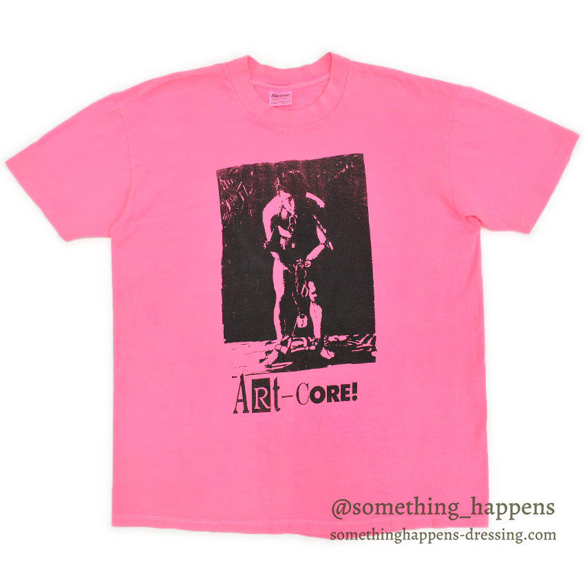 1980's~ STEDMAN ART CORE HOUDINI Illusionist T-SHIRT PINK ... LARGE