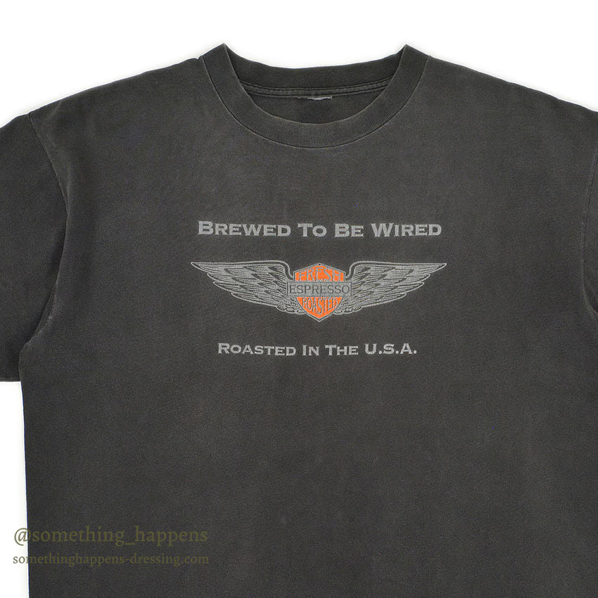 1990's ESPRESSO ROASTED IN THE USA COFFEE SHOP T-SHIRT...