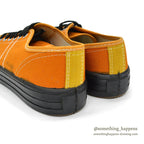 1970's DEADSTOCK UNKNOWN ORANGE/BLACK CANVAS SHOES...8