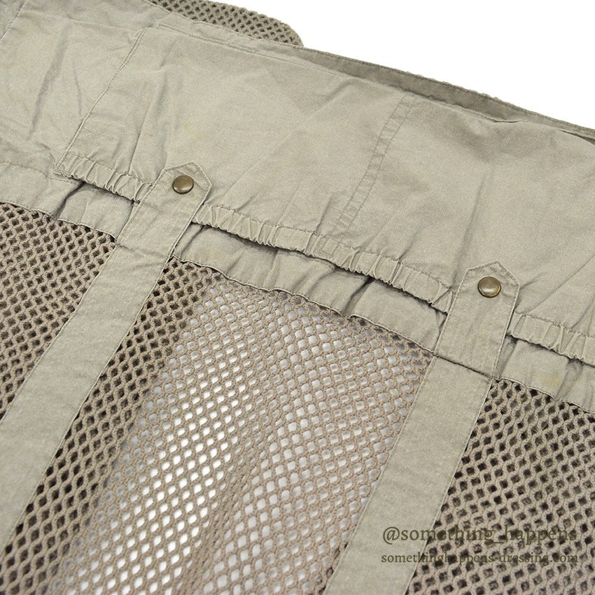 1980's BANANA REPUBLIC SAFARI MESH VEST...M
