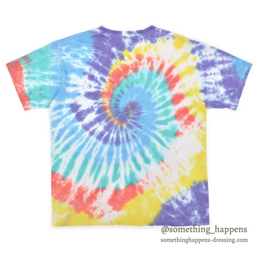 1990's STANLEY DESANTIS TIE DYE V-NECK T-SHIRT... LARGE