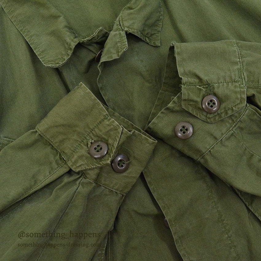 1960's USARMY JUNGLE FATIGUE JACKET 3RD... LR