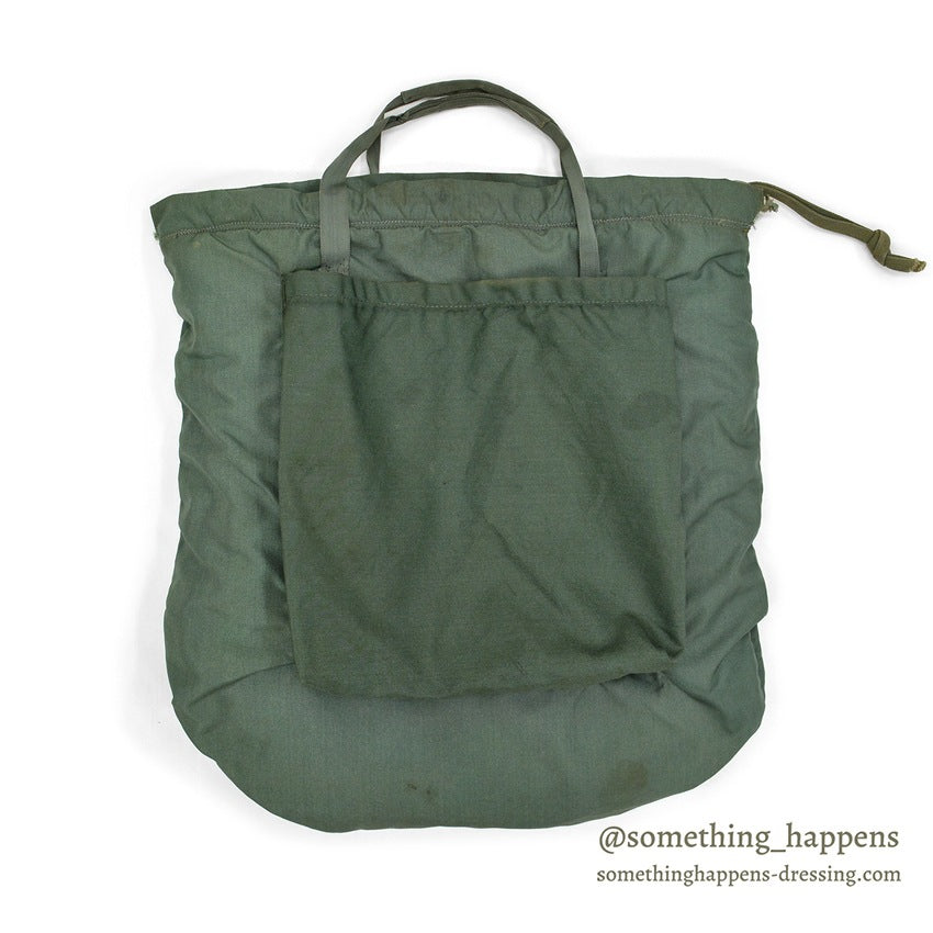 1960's USAF BAG, HELMET PRPTECTIVE MODIFIED DOUBLE POCKETS...