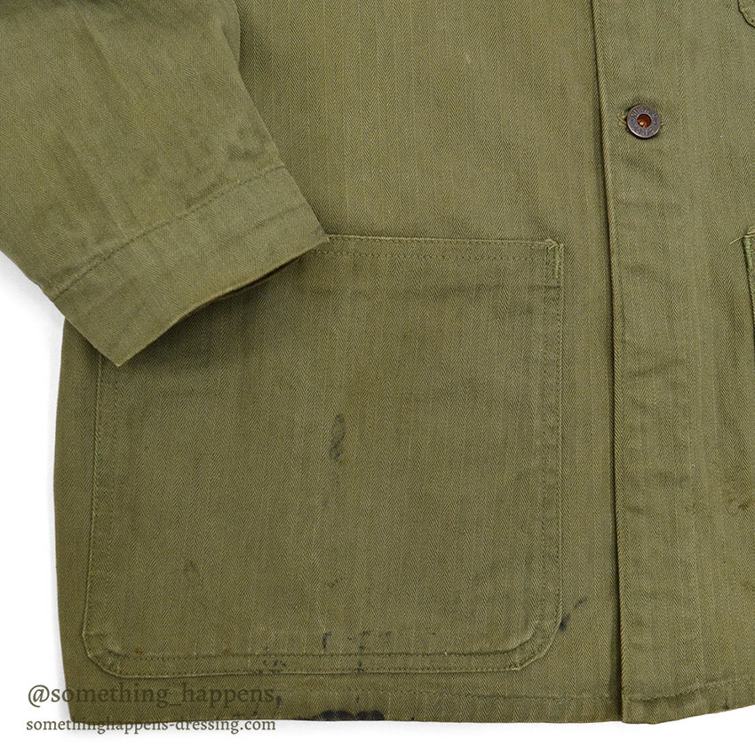 1940's U.S.M.C. P-41 HBT UTILITY COAT STENCIL ... 38