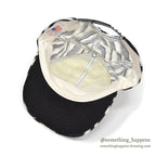 1990's ZEBRA PATTERN SNAPBACK CAP MADE IN USA...