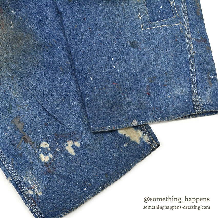 1970's Lee 91-SB JELT DENIM FARMER OVERALL ... W42/L27