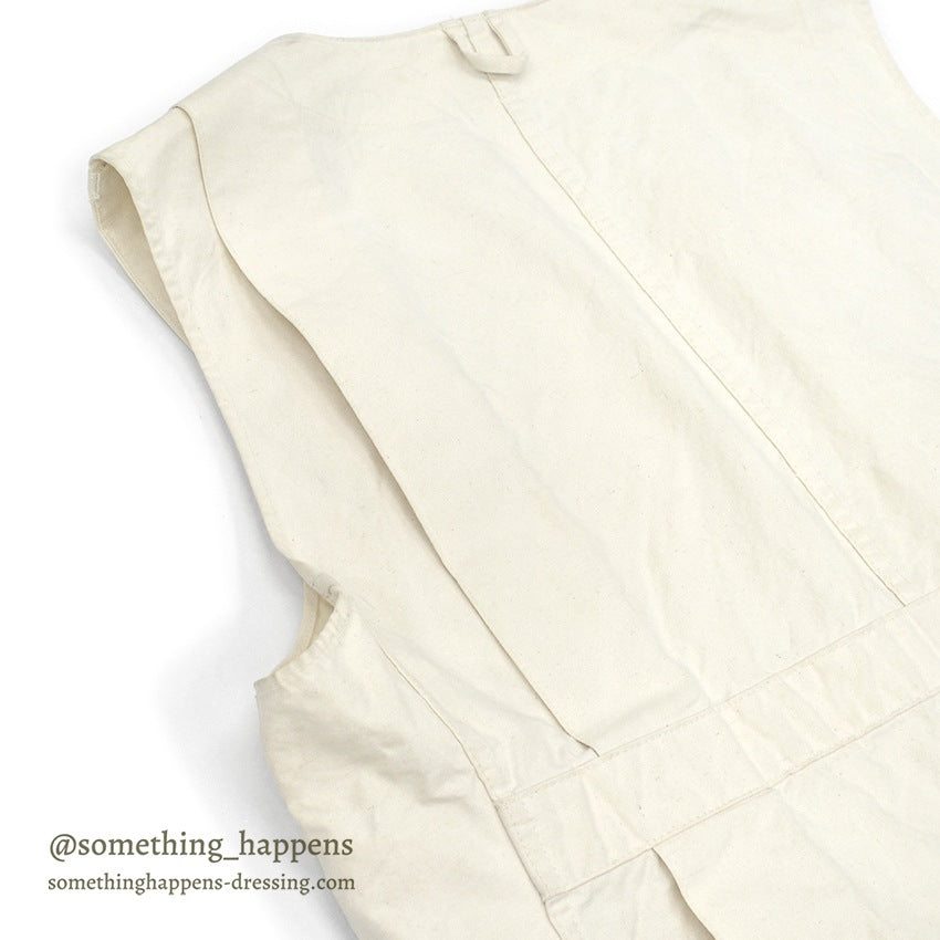1990's~ FILSON SHELTER CLOTH HUNTING VEST NATURAL... L
