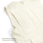 1990's~ FILSON SHELTER CLOTH HUNTING VEST NATURAL... L