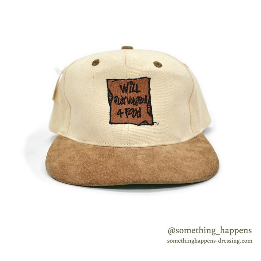 1990's DEADSTOCK WILL PLAY VOLLEYBALL 4 FOOD CAP...