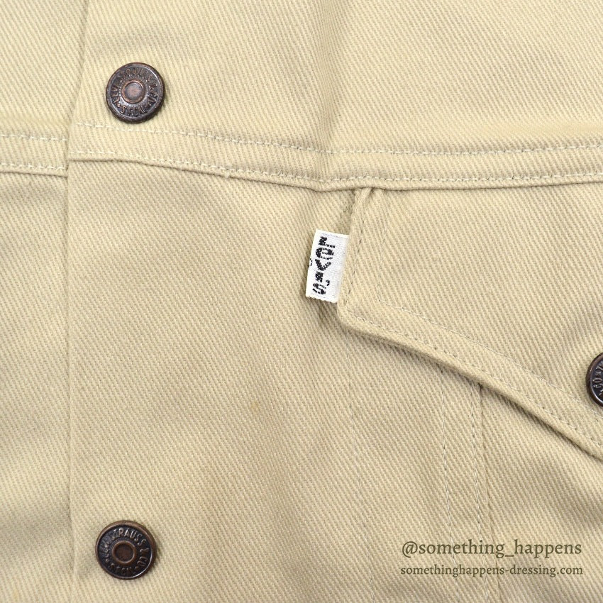 1970's DEADSTOCK Levi's 70505-1022 COTTON TWILL JACKET... 44