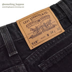1990's Levi's 518 BLACK DENIM PANTS...W34/L32