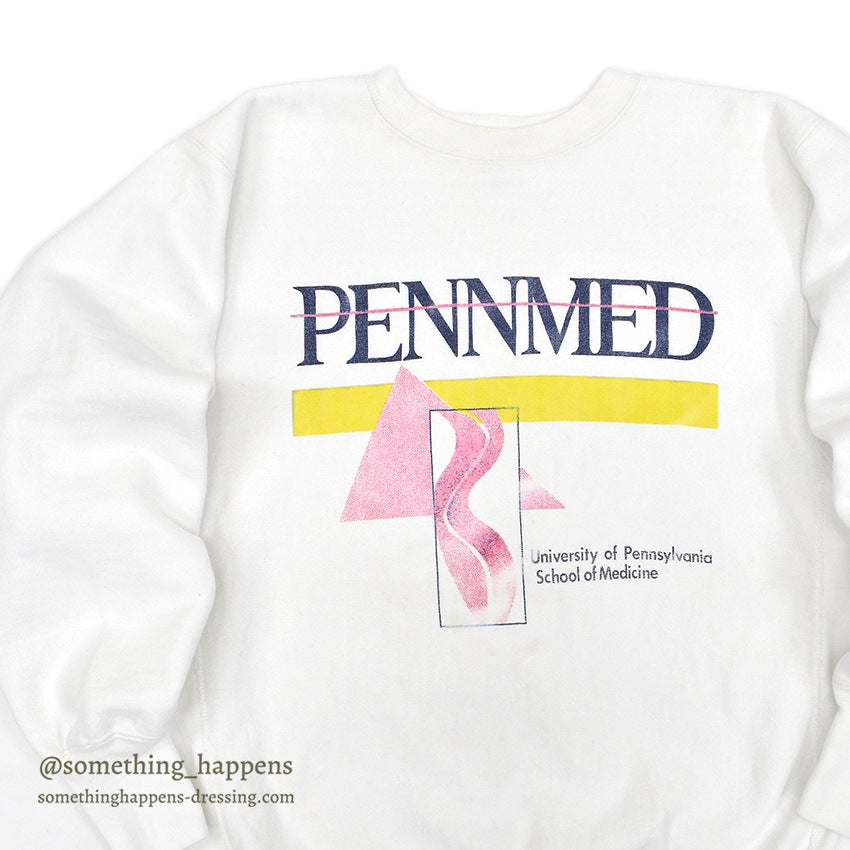 1990's CHAMPION REVERSE PENNMED WEAVE SWEAT SHIRT... LARGE