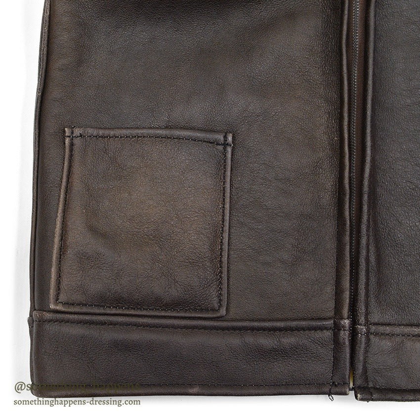1970's~ THE SHEEP SHACK MOUTON SHEARLING VEST...