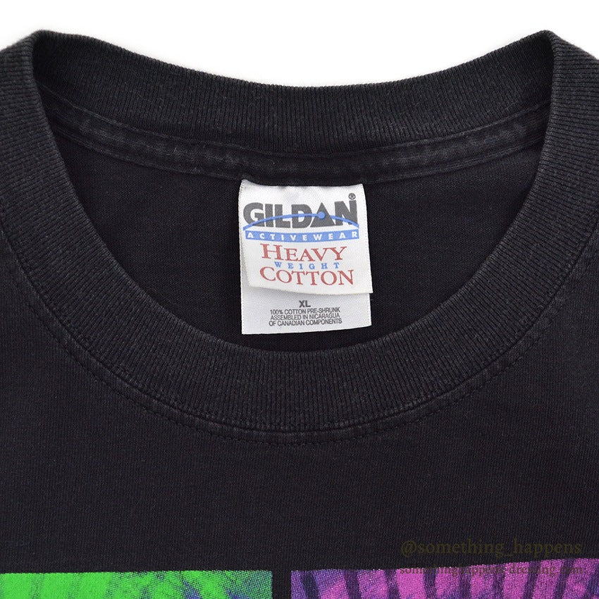 1990's~ GILDAN SELF-PORTRAIT ART GRAPHIC T-SHIRT ... XL